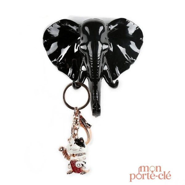 Porte-clé mural animal éléphant