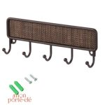 Accessoire mural pratique en fer pour clés, style vintage