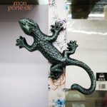 Support mural pour clés en forme de lézard