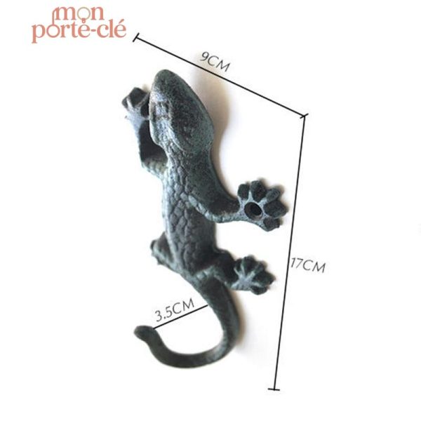 Accessoire mural pratique en forme de lézard