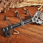 Porte-clé mural en forme de clé ancienne