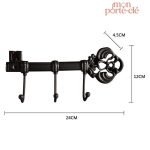 Accessoire mural pratique clé vintage pour votre entrée