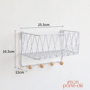 Porte-clé mural pratique et décoratif