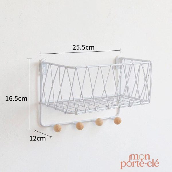 Porte-clé mural pratique et décoratif