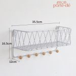 Porte-clé mural élégant pour l'entrée