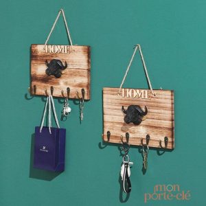 Porte-Clé mural design animalier pour rangement pratique