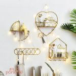 Étagère décorative murale pour clés