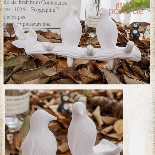 Porte-Clé Mural La Famille Oiseau - vue 2