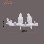 Porte-Clé Mural Oiseau Décoratif