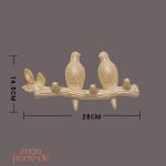 Porte-Clé Mural Famille Oiseau