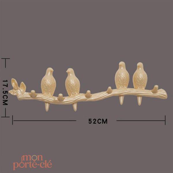 Porte-Clé Mural Original Oiseau