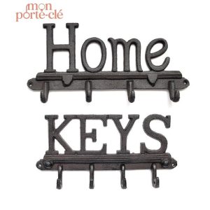 Porte-Clé Mural Home Fer Forgé