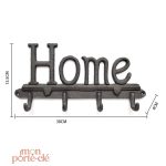 Accessoire mural pour clés en fer