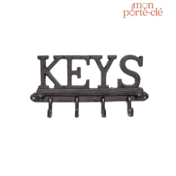 Porte-Clé Mural en fer forgé