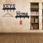 Rangement mural pour clés en fer