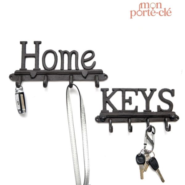 Porte-Clé mural design fer forgé
