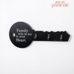 Porte-clé mural en forme de clé