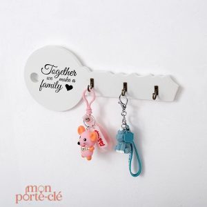 Porte-clé mural design clé décoratif