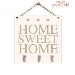 Porte-clé mural Home Sweet Home
