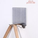 Porte-Clé mural pratique en acier inoxydable
