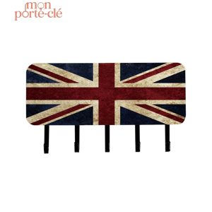 Design porte-clé mural unique drapeau