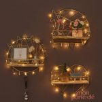 Porte-clé mural chic, élément fonctionnel et décoratif en laiton