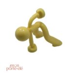 Porte-clé mural coloré avec bonhomme magnétique