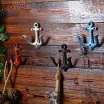Support à clés mural avec thème nautique élégant