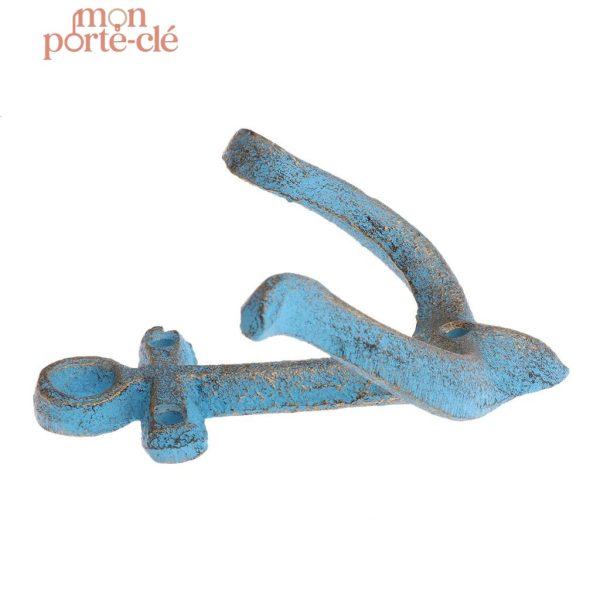 Accessoire mural pratique pour clés en forme d'ancre