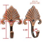 Porte-Clé Mural Fonctionnel au Style Métallique