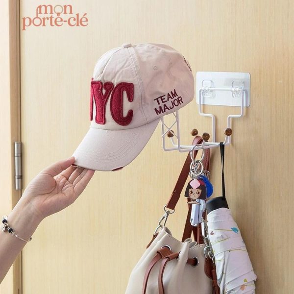 Porte-clé mural en métal design moderne