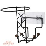 Porte-clé mural esthétique et fonctionnel