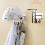 Support mural pour clés en métal robuste