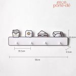 Porte-Clé Mural Compact et Chic