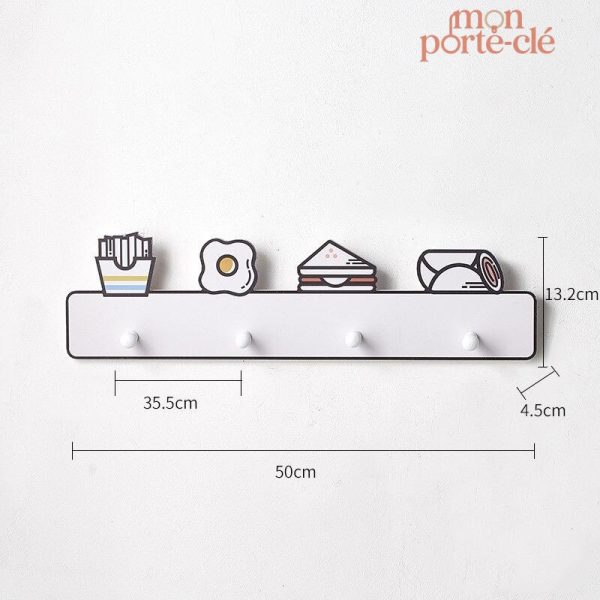 Porte-Clé Mural Compact et Chic