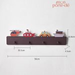 Porte-Clé Mural en Bois