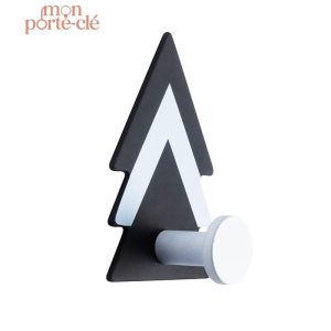 Porte-clé mural moderne en style monochrome