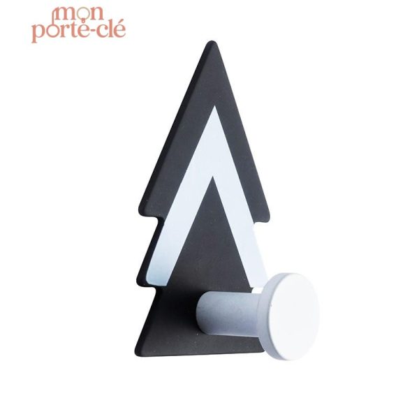 Porte-clé mural moderne en style monochrome