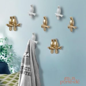 Porte-Clé Mural Les Oiseaux