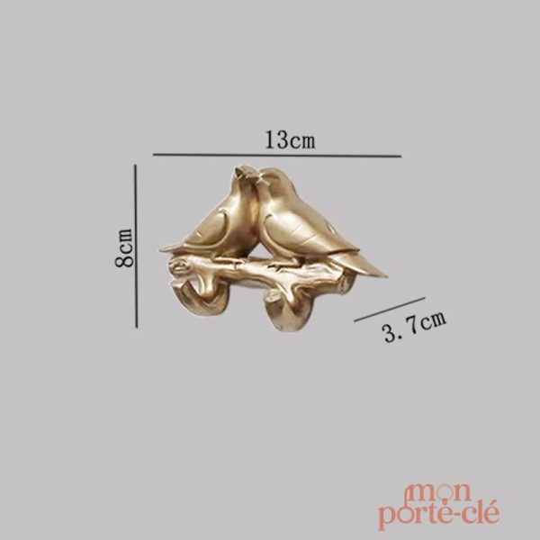 Porte-Clé mural chic inspiration ornithologique