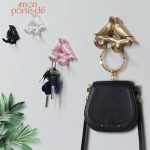 Pystème de rangement mural oiseaux monochromes