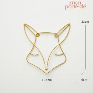 Accessoire mural pratique pour clés, La Tête Dorée