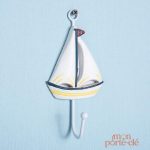 Porte-Clé mural avec finition bleu marin