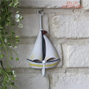 Porte-Clé mural design élégant en bleu