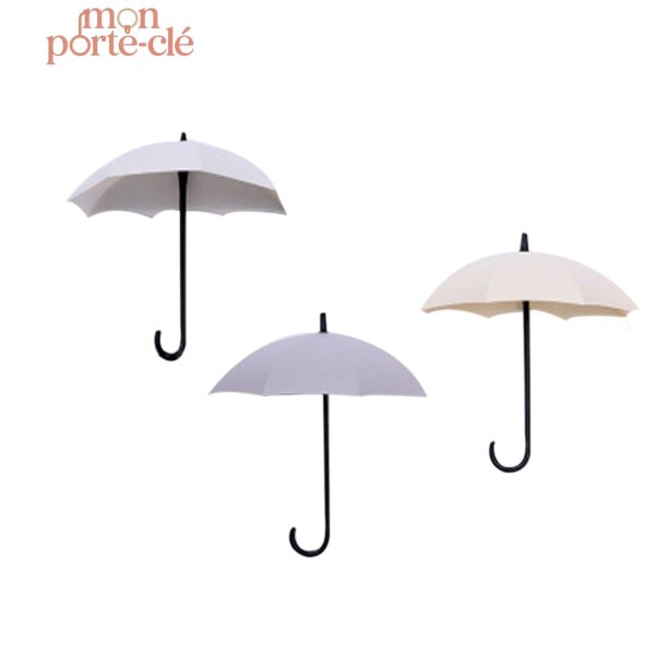 Porte-Clé mural décoratif avec motif de parapluie