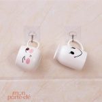 Porte-Clé Mural transparent, solution de rangement efficace