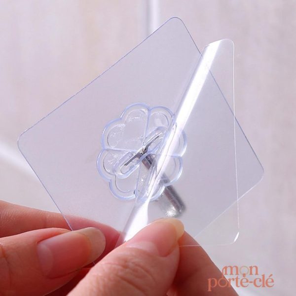 Porte-Clé Mural transparent, accessoire fonctionnel et chic