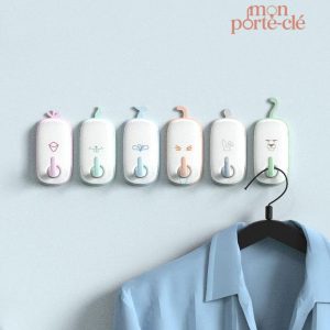 Porte-clé mural design animal