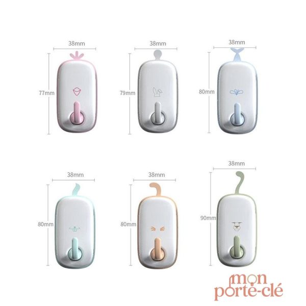 Porte-clé mural pour une touche ludique