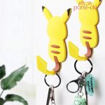 Porte-clé mural Pokémon pour une décoration amusante